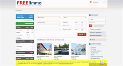 Desktop Screenshot of freeimmo.de